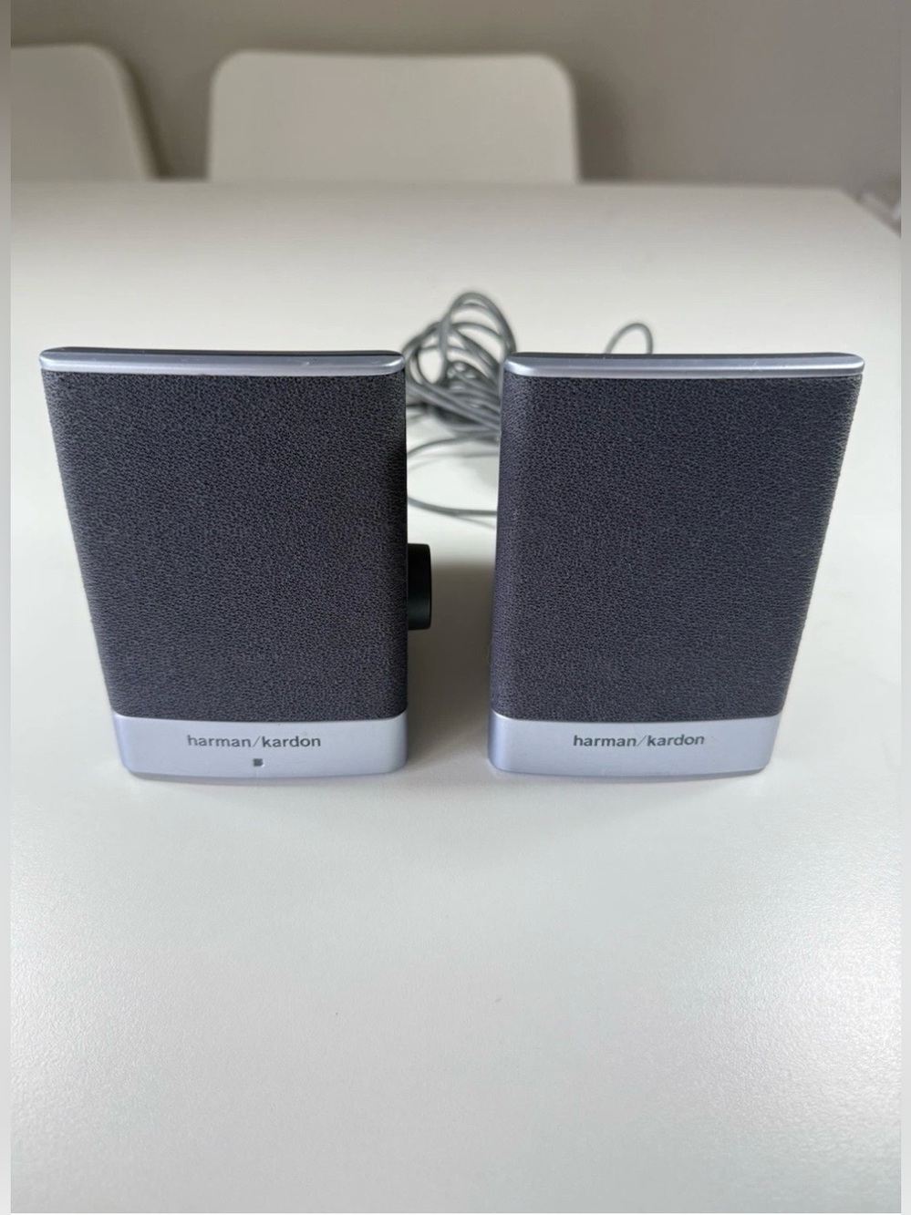 Harman Kardon HP 5187-2105 PC Speakers 3.5mm HP  Desktop Set w/Power Cord.TESTED
